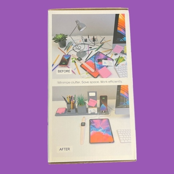 Modular Desktop Organizer
Built-in Dual AC Outlets Dual USB Cell Stand Desk Lamp - Picture 8 of 9